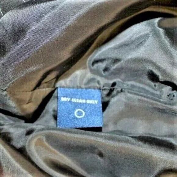 Evan Picone Black & White Pin Stripes Blazer Full Zip Women's Sz 16 NWT - Picture 5 of 7